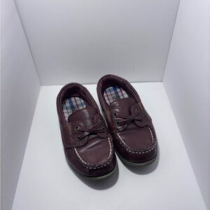 Kids Brown Boat Shoes‎
